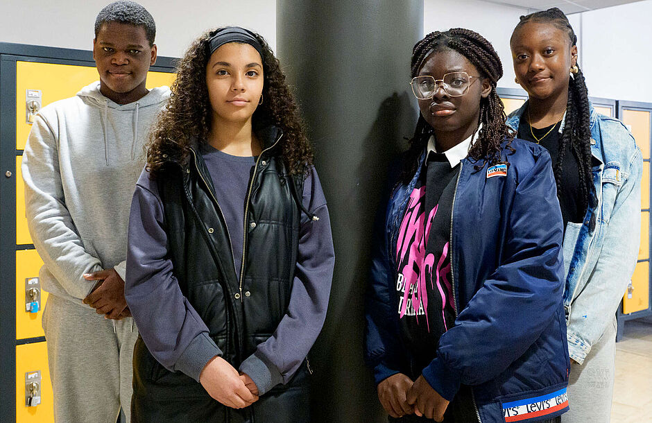 Photo d'enfants médiateurs au collège Joliot-Curie