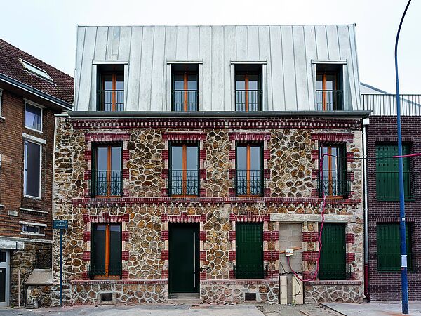 Photo représentant l'immeuble Green Sheds à Pantin