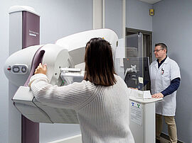 Photo de l'unité radiologie au CMS Jacques Isabet à Pantin